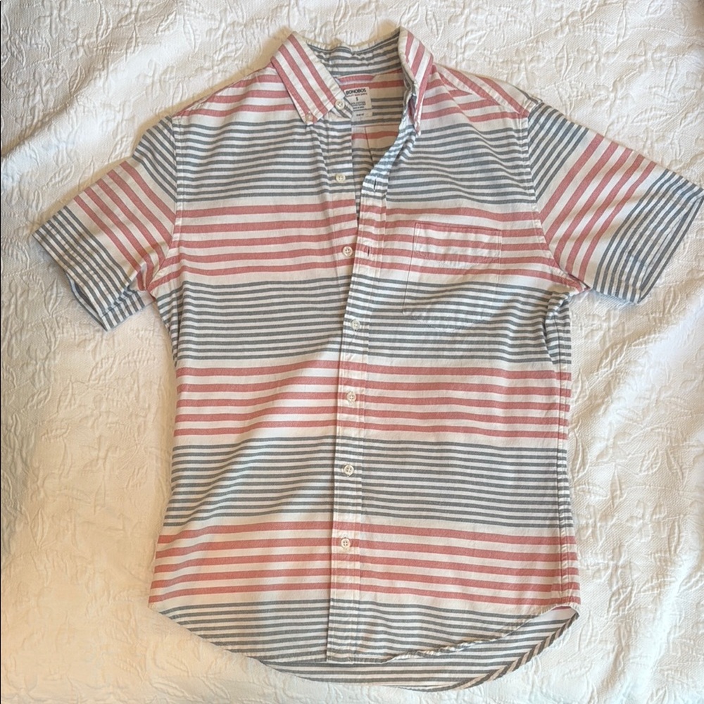 Bonobos Striped Casual Slim Fit Button Down Shirt